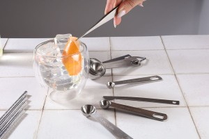 Cuillères à mesurer en acier inoxydable (SET de 11 pièces)-3