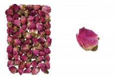 Boccioli di rosa rosa essiccati - 25 g