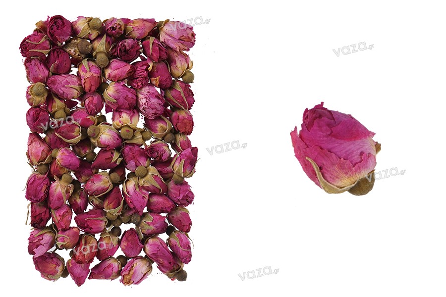 Boccioli di rosa rosa essiccati - 25 g