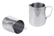 Recipiente in acciaio inox (inox) 350 ml con graduazione e manico