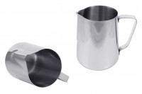 Recipiente in acciaio inox (inox) 900 ml con graduazione e manico