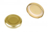 Metal Cap T.O. 48 Gold - 20 pcs - without a seal button