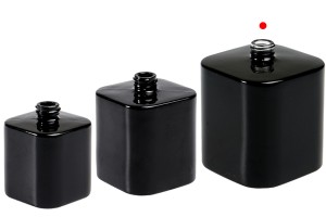 Luxus-Parfümflasche aus Glas 100 ml (15/400) in Weiß oder Schwarz-εικόνα_σύνθεση