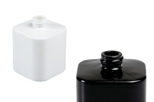 Luxus-Parfümflasche aus Glas 30 ml (15/400) in Schwarz oder Weiß-produktbild