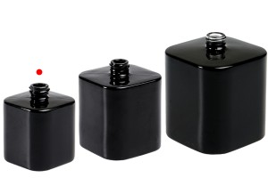 Luxus-Parfümflasche aus Glas 30 ml (15/400) in Schwarz oder Weiß-bildgruppe