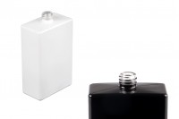 100ml rectangular shaped glass perfume bottle (15/400), in black or white color