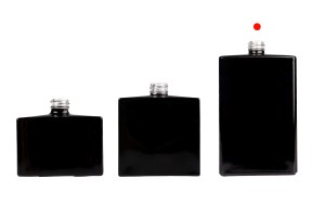 100 ml rechteckige Parfümflasche aus Glas (15/400), in schwarzer oder weißer Farbe-εικόνα_σύνθεση