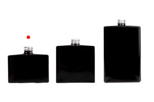 30-ml-Parfümflasche aus rechteckigem Glas (15/400), in schwarzer oder weißer Farbe-bildgruppe