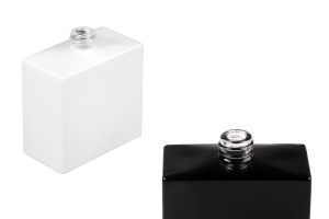 50 ml rechteckige Parfümflasche aus Glas (15/400), in schwarzer oder weißer Farbe-1