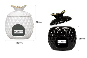 Κεραμικός αρωματιστής για wax melts και έλαια σε σχήμα ανανά-image_dimensions