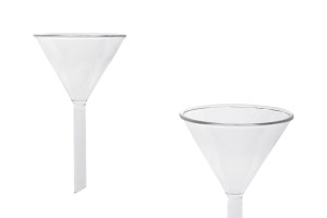 Entonnoir en verre - diamètre 40mm (extrémité 8mm)-1