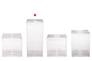 Transparente PET-Verpackungsbox 70x70x160 mm - 50 Stk-5