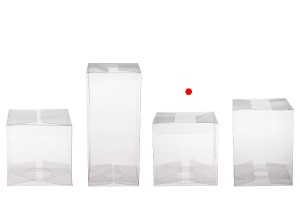 Transparente PET-Verpackungsbox 90x90x90 mm - 50 Stk-5