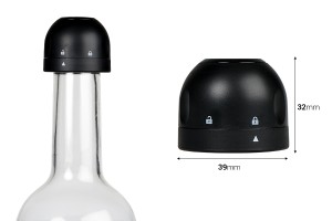 Bouchon de sécurité réutilisable pour bouteilles de champagne-εικόνα_διαστάσεις