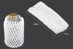 Schaumstoff-Schutzhülle (Netz) 140x70 mm (Netz) für Flaschen - 290 Stk-bildabmessungen