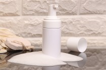 Bouteille en plastique PET 200 ml avec pompe à mousse - 12 pcs