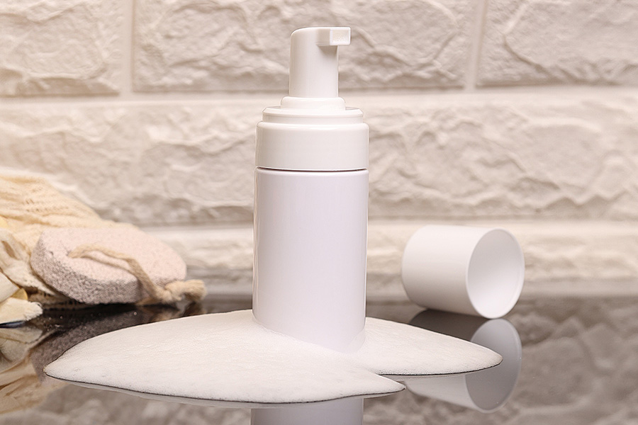 Bouteille en plastique PET 200 ml avec pompe à mousse - 12 pcs