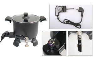 Machine à fondre la cire 5 L - liquéfier avec option chauffage et robinet métallique-εικόνα_σύνθεση