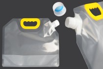 Συσκευασία (ασκός) τύπου Doy Pack διάφανη 2,5L με λευκό καπάκι ασφαλείας και χειρολαβή - 10 τμχ Συσκευασία (ασκός) τύπου Doy Pack διάφανη 2,5L με λευκό καπάκι ασφαλείας και χειρολαβή - 10 τμχ