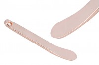 Σπάτουλα για κρέμα μεταλλική 58 mm σε rose gold χρώμα - 6 τμχ