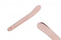 Spatula për krem metalik 58 mm në ngjyrë rozë gold - 6 copë