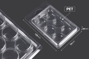 Kunststoffkoffer (PET) 6 Plätze für runde Wachsschmelzen - 20 Stück-2