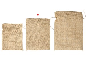 Sac en toile de jute 130x180 mm de couleur naturelle - 25 pcs-5