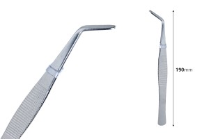 Pincettes - pincettes en acier inoxydable de 190 mm de long-2