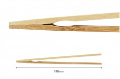 Λαβίδα - τσιμπίδα bamboo μήκους 170 mm - 6 τμχ