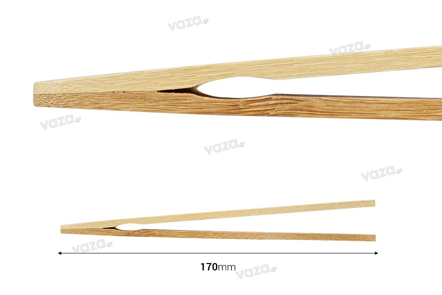 Tongs - bamboo tweezers 170 mm long - 6 pcs