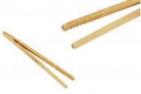 Λαβίδα - τσιμπίδα bamboo μήκους 180 mm - 6 τμχ