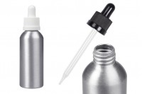 Aluminum bottle 60 ml with dropper CRC - 6 pcs