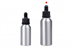 Aluminum bottle 60 ml with dropper CRC - 6 pcs