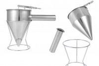 Edelstahlwerkzeug – 1200-ml-Trichter (8-mm-Spitze) zum Befüllen von Kerzen und Seifen