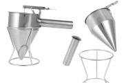 Stainless tool - 600ml funnel (8mm tip) for filling candles and soaps