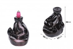 Ceramic burner 75x55x58 mm for backflow cones