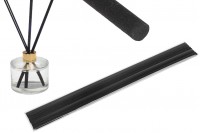 Fiber sticks 3x250 mm (hard) for air fresheners in black color - 10 pcs