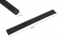 Bastoncini in fibra 3x250 mm (duri) per deodoranti per ambienti in colore nero - 10 pz