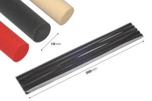 Bâtons de fibres 10x300 mm pour parfums d'ambiance dans une variété de couleurs - 5 pcs-εικόνα_διαστάσεις