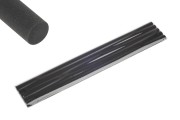 Bastoncino in fibra 10x300 mm (duro) per fragranze per ambienti colore nero - 5 pz