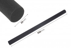 Fiber stick 20x350 mm (hard) for room fragrances in black color - 1 pc