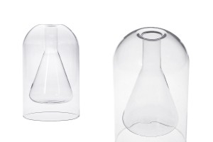 220 ml Zweikammerbehälter aus mundgeblasenem Glas, geeignet für Raumbeduftung-1