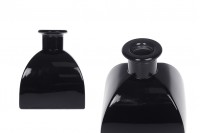 Flacon de sticlă de 300 ml de culoare neagră potrivită pentru parfumul camerei