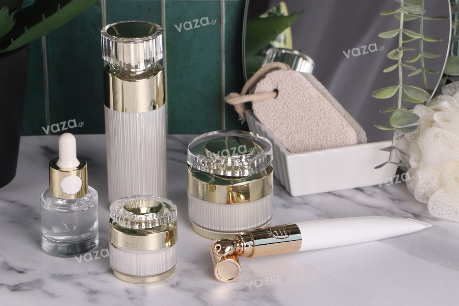 Σωληνάριο πλαστικό λευκό 20 ml για serum με λειτουργία δόνησης