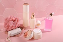 Glass frosted bottle 60 ml for cosmetic use