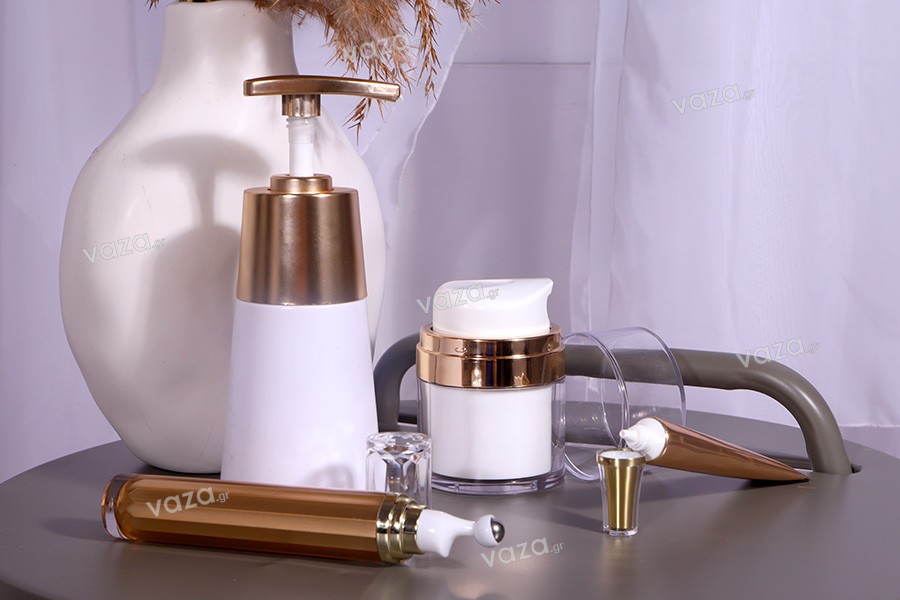 Airless jar 50 ml plastic with lid