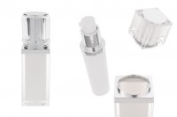 Μπουκάλι πολυτελείας 30 ml επαναγεμιζόμενο με αντλία κρέμας και εξωτερική ακρυλική θήκη
