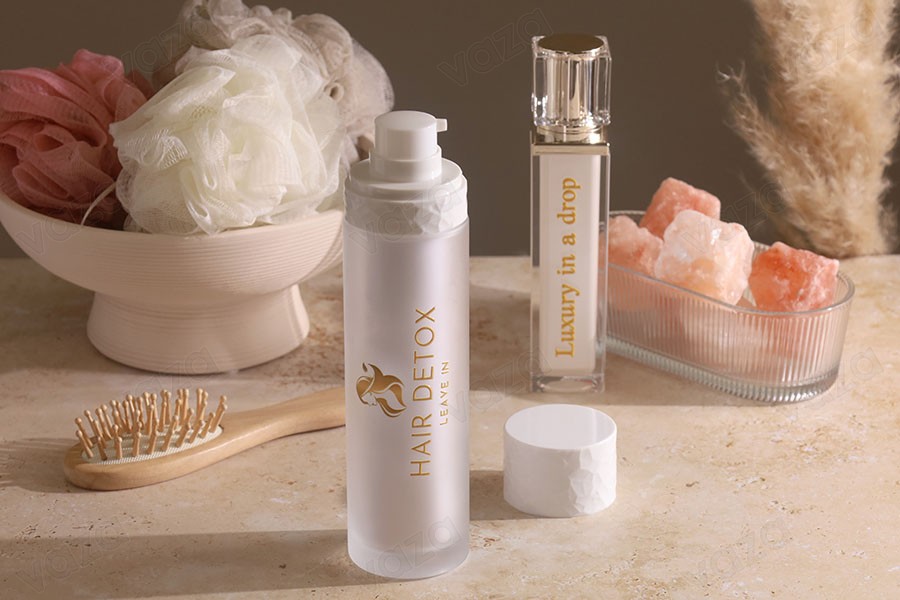Επαναγεμιζόμενο μπουκάλι airless 50 ml με αντλία κρέμας και εξωτερική γυάλινη θήκη αμμοβολής Επαναγεμιζόμενο μπουκάλι airless 50 ml με αντλία κρέμας και εξωτερική γυάλινη θήκη αμμοβολής-εικόνα_σύνθεση
