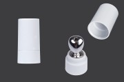 Set of silver aluminum head for serum with plastic cap for tubes with wide mouth - 6 pcs