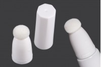 Set of sponge and plastic cap for tubes with a narrow mouth - 6 pcs